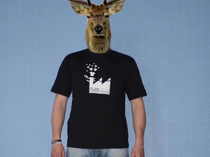 Pure Gear Camiseta Natural Factory Negro 3 Pure Gear Camiseta Natural Factory Negro