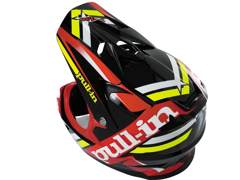PULL IN Pull-In Casco BMX-DH Negro / Rojo 2016 4 PULL IN Pull-In Casco BMX-DH Negro / Rojo 2016 - Imagen 2