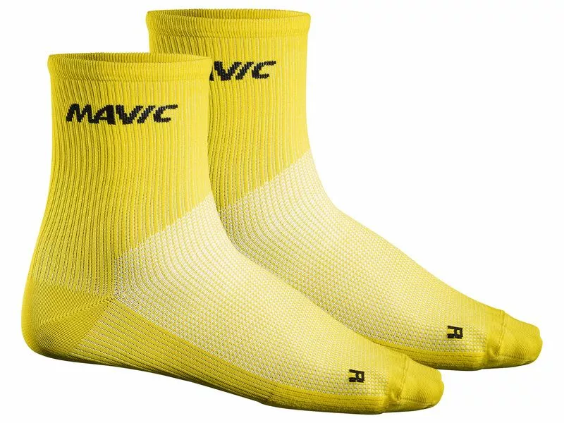 Mavic Calcetines Cosmic Medio Amarillo 2018 3 Mavic Calcetines Cosmic Medio Amarillo 2018
