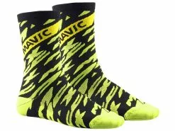 Mavic Calcetines Altos Deemax Pro Amarillo Fluo 2018