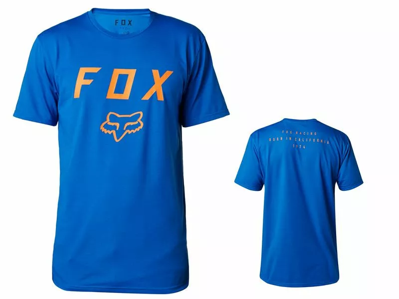 Fox Camiseta Tech Contented Mangas Cortas Azul 2018 3 Fox Camiseta Tech Contented Mangas Cortas Azul 2018