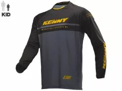 Kenny Maillot Elite Niño Negro / Dorado 2019