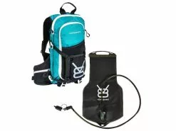 V8 Equipment Mochila De Hidratación FRD 11.1 Negro / Azul Con Deposito Elite
