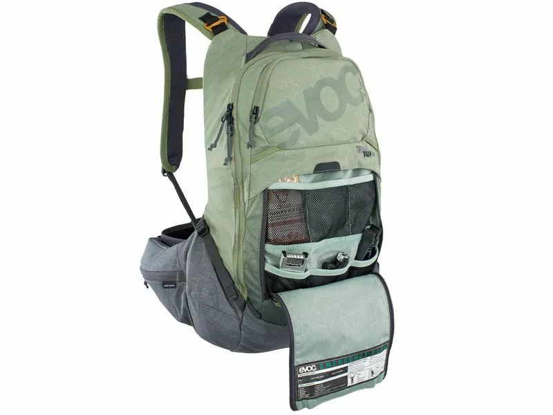 Evoc Mochila Trail Pro 16L Verde / Oliva 2021 9 Evoc Mochila Trail Pro 16L Verde / Oliva 2021 - Imagen 7