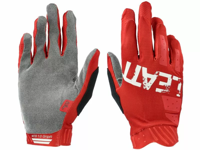 Leatt Guantes MTB 1.0 GripR Rojo Chilli 2021 3 Leatt Guantes MTB 1.0 GripR Rojo Chilli 2021