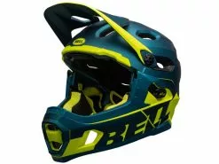 Bell Casco Super DH MIPS Azul / Amarillo -Bicicleta Ventas 428279
