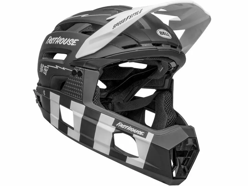 Bell Casco Super Air R MIPS Fast House Negro / Blanco 4 Bell Casco Super Air R MIPS Fast House Negro / Blanco - Imagen 2