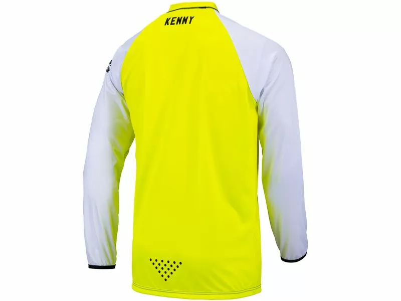 Kenny Maillot Defiant Blanco Amarillo Fluo 2021 4 Kenny Maillot Defiant Blanco Amarillo Fluo 2021 - Imagen 2