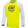 Kenny Maillot Defiant Blanco Amarillo Fluo 2021 -Bicicleta Ventas 429183