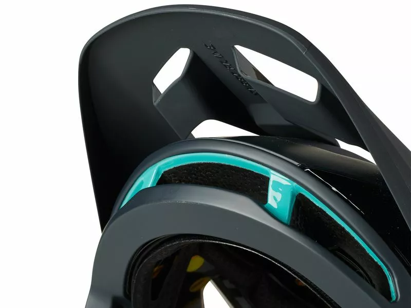 Fox Casco Speedframe Pro Negro Y Teal 2021 6 Fox Casco Speedframe Pro Negro Y Teal 2021 - Imagen 4