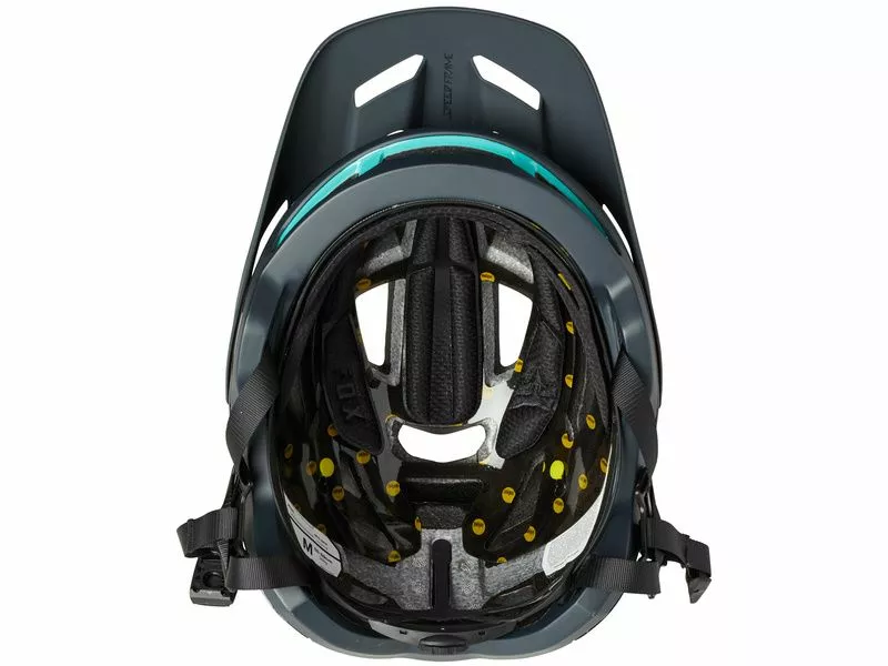 Fox Casco Speedframe Pro Negro Y Teal 2021 7 Fox Casco Speedframe Pro Negro Y Teal 2021 - Imagen 5