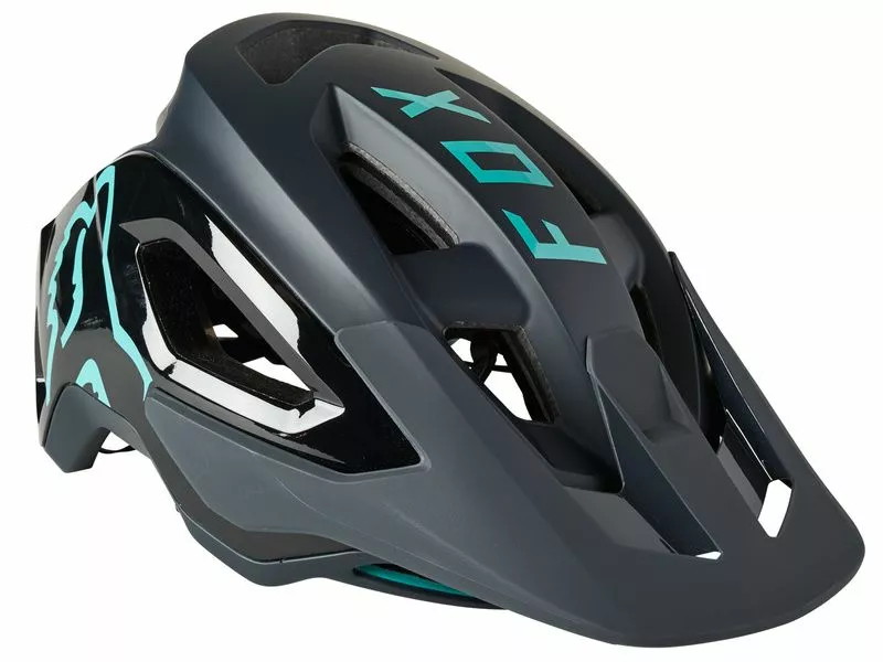 Fox Casco Speedframe Pro Negro Y Teal 2021 8 Fox Casco Speedframe Pro Negro Y Teal 2021 - Imagen 6