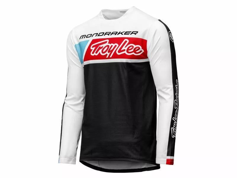 Mondraker Maillot Troy Lee Design Sprint Mangas Lungas Blanco 3 Mondraker Maillot Troy Lee Design Sprint Mangas Lungas Blanco