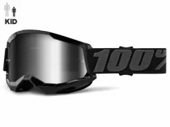 100% Gafas Strata 2 Infantil Negro