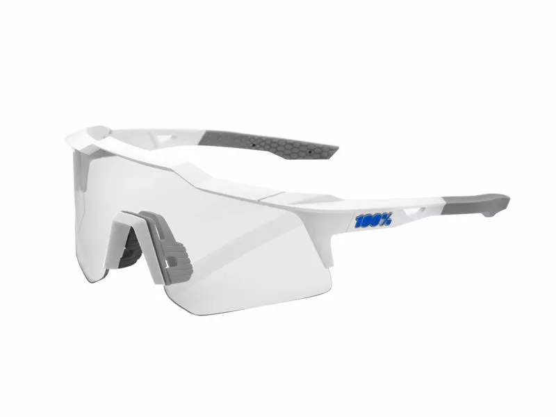 100% Gafas Speedcraft XS Matte White - Blue Mirror 6 100% Gafas Speedcraft XS Matte White - Blue Mirror - Imagen 4