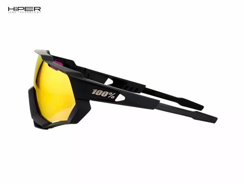 100% Gafas Speedtrap Soft Tact Black - Hiper Red Mirror 4 100% Gafas Speedtrap Soft Tact Black - Hiper Red Mirror - Imagen 2