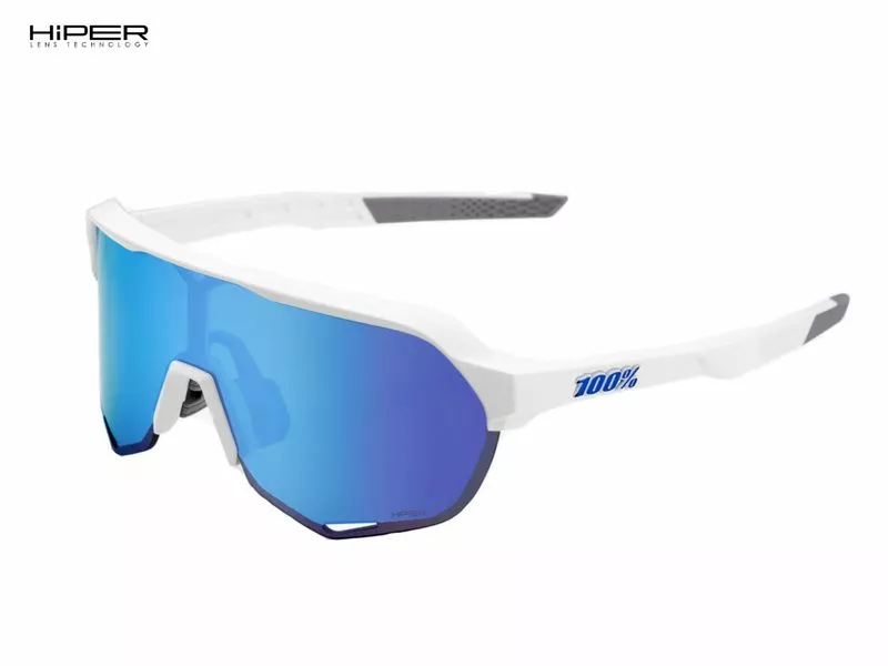 100% Gafas S2 Matte White - Hiper Blue Mirror 3 100% Gafas S2 Matte White - Hiper Blue Mirror