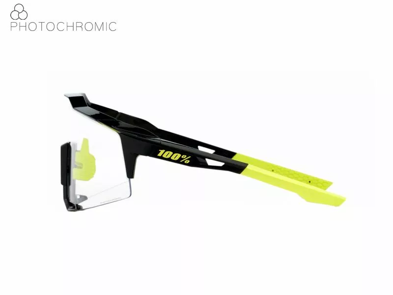 100% Gafas Speedcraft Gloss Black – Photochromic 5 100% Gafas Speedcraft Gloss Black – Photochromic - Imagen 3