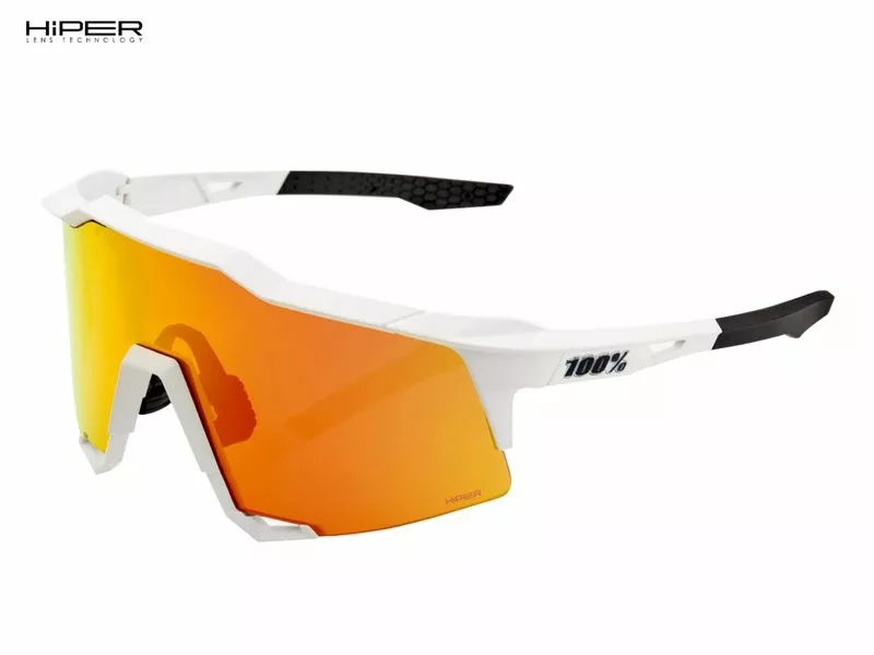 100% Gafas Speedcraft Off White - Hiper Red Mirror 3 100% Gafas Speedcraft Off White - Hiper Red Mirror
