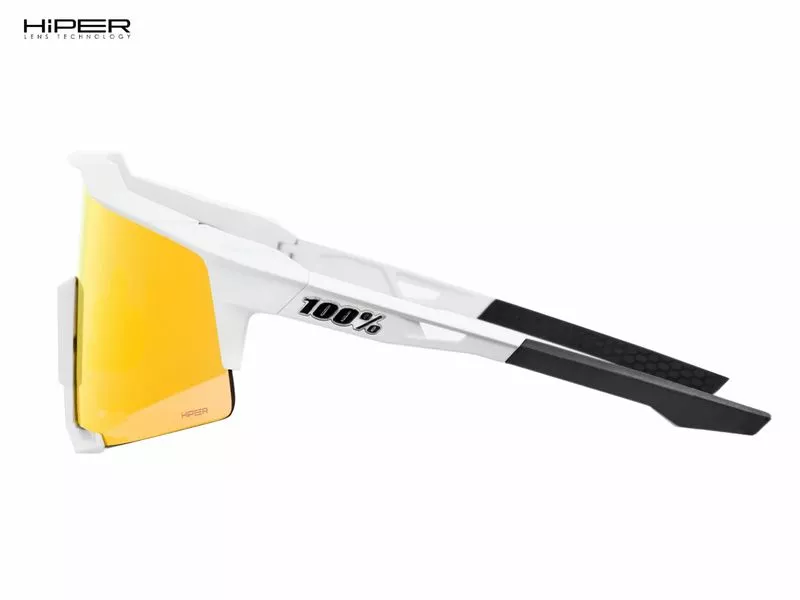 100% Gafas Speedcraft Off White - Hiper Red Mirror 5 100% Gafas Speedcraft Off White - Hiper Red Mirror - Imagen 3