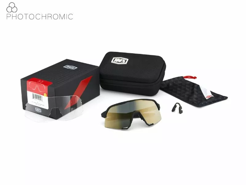 100% Gafas S3 Gloss Black – Photochromic 4 100% Gafas S3 Gloss Black – Photochromic - Imagen 2