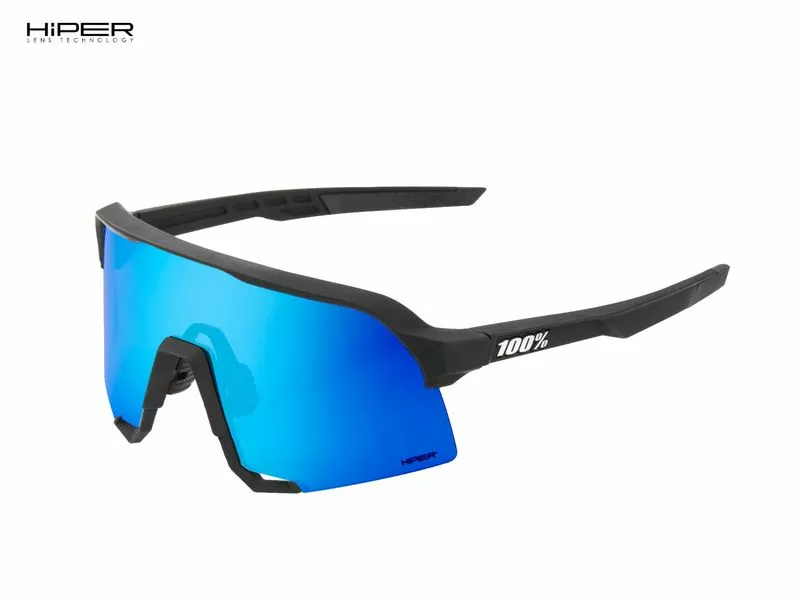 100% Gafas S3 Matte White - Hiper Black Mirror 3 100% Gafas S3 Matte White - Hiper Black Mirror