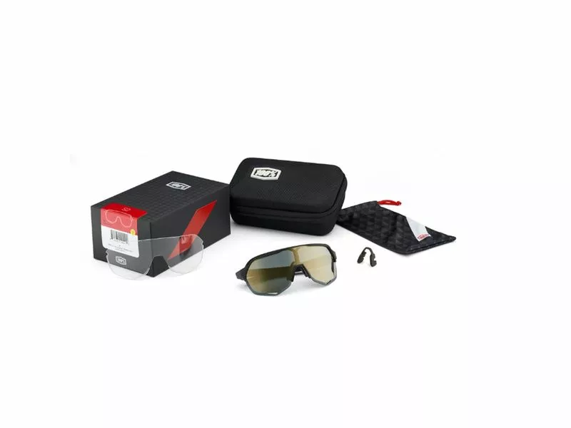 100% Gafas S2 Matte Translucent Brown Fade - Hiper Silver Mirror 4 100% Gafas S2 Matte Translucent Brown Fade - Hiper Silver Mirror - Imagen 2