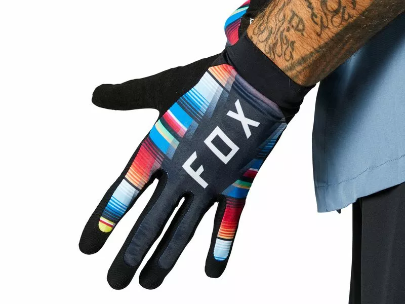 Fox Guantes Flexair Negro Rainbow 2021 3 Fox Guantes Flexair Negro Rainbow 2021