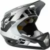 Fox Casco Proframe Plata Y Negro 2021