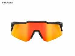 100% Gafas Speedcraft XS Soft Tact Black - Hiper Red Mirror -Bicicleta Ventas 430279