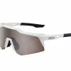 100% Gafas Speedcraft XS Matte White - Hiper Silver Mirror -Bicicleta Ventas 430304