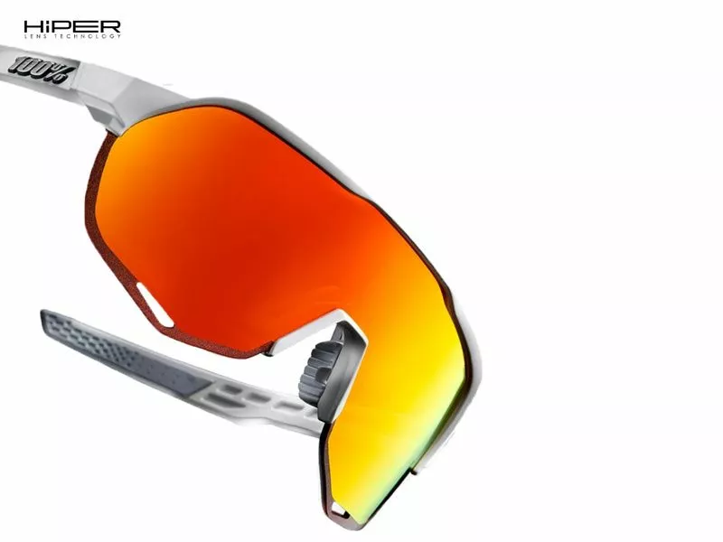 100% Gafas S2 Soft Tact Off White - Hiper Red Mirror 5 100% Gafas S2 Soft Tact Off White - Hiper Red Mirror - Imagen 3