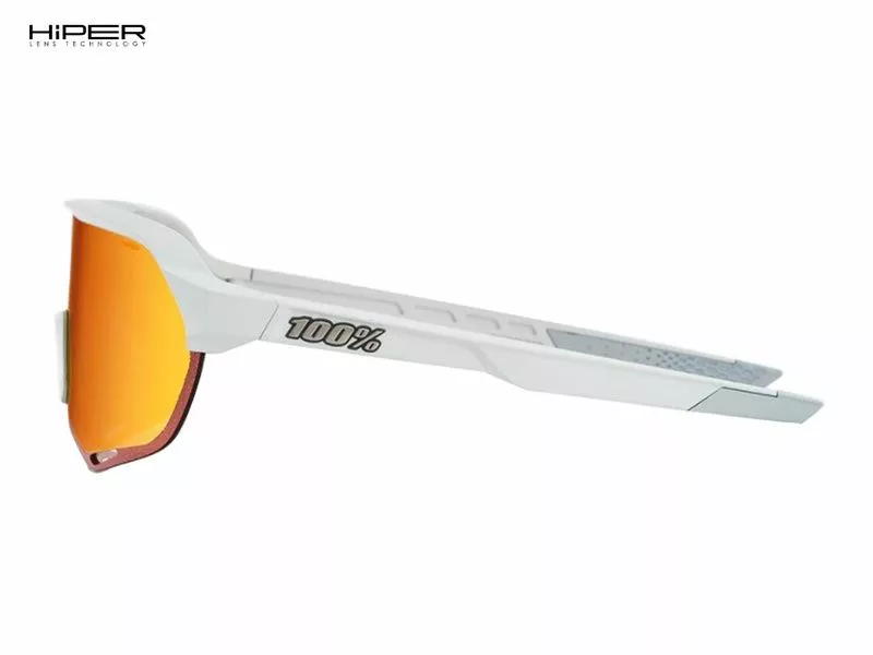 100% Gafas S2 Soft Tact Off White - Hiper Red Mirror 7 100% Gafas S2 Soft Tact Off White - Hiper Red Mirror - Imagen 5