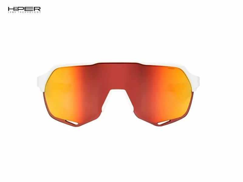 100% Gafas S2 Soft Tact Off White - Hiper Red Mirror 6 100% Gafas S2 Soft Tact Off White - Hiper Red Mirror - Imagen 4