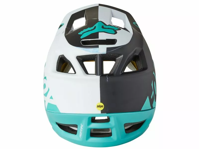 Fox Casco Proframe Teal 2021 6 Fox Casco Proframe Teal 2021 - Imagen 4