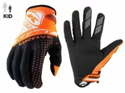 Kenny Guantes Niño Brave Naranja 2022