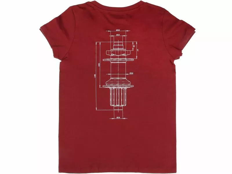 Hope Camiseta Para Mujer Hub Burdeos 4 Hope Camiseta Para Mujer Hub Burdeos - Imagen 2