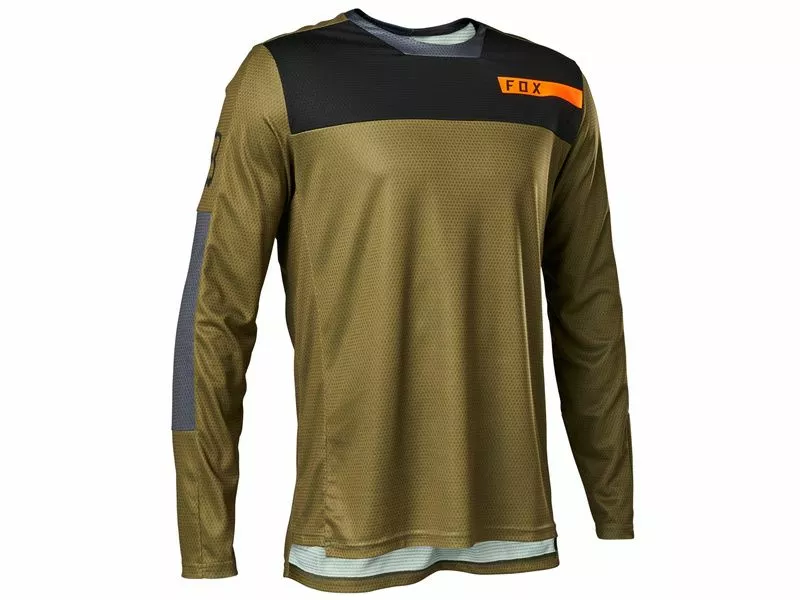 Fox Maillot Defend LS Bark 2022 3 Fox Maillot Defend LS Bark 2022