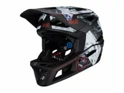 Leatt Casco MTB Gravity 4.0 - Negro / Blanco Alpine 2023