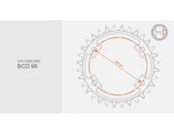 Funn FireEye BCD96 XT M8000 Rojo 32T