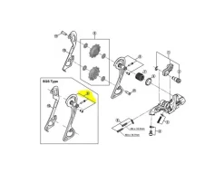 Portapoleas EXT Shimano M781 Sgs