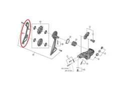 Portapoleas Interior Shimano Rd-R9100 Ss 11V