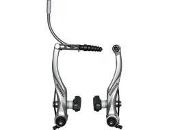 V-Brake Shimano BR-T 4010 Trasera Plata Con Guía De Cable